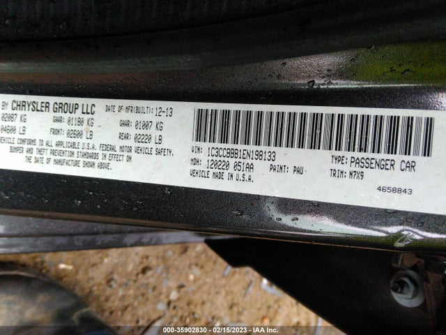 Chrysler 200 Touring 2014 1C3CCBBB1EN198133 Image 9