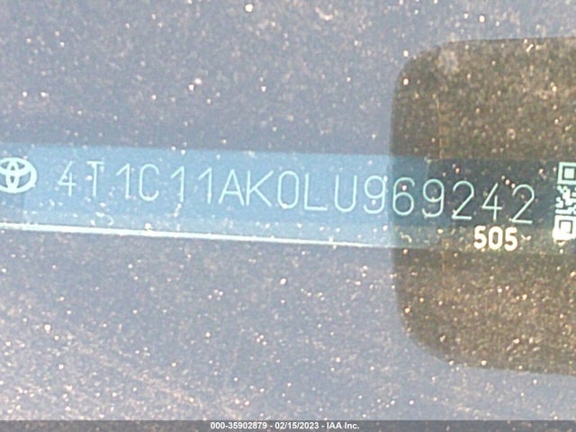 Toyota Camry 2020 4T1C11AK0LU969242 Image 9