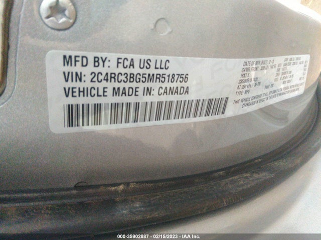 Chrysler Pacifica Touring L 2021 2C4RC3BG5MR518756 Image 9