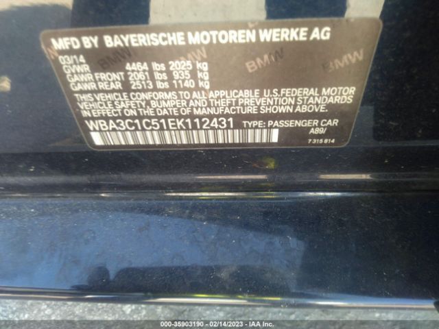 WBA3C1C51EK112431 BMW 3 Series 328i