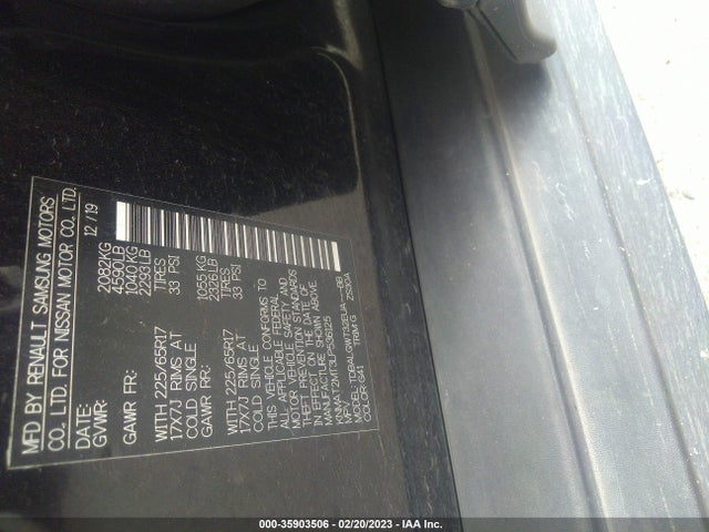 Продажа на аукционе авто 2020 Nissan Rogue Sv, vin: KNMAT2MT3LP536125, номер лота: 35903506