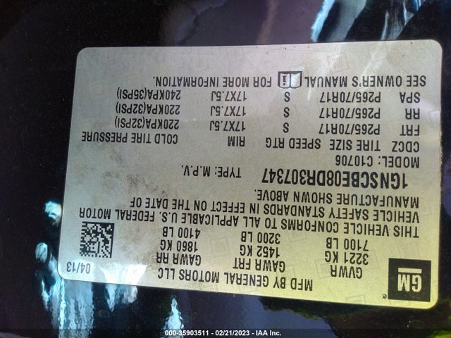 Chevrolet Tahoe Lt 2013 1GNSCBE08DR307347 Image 10