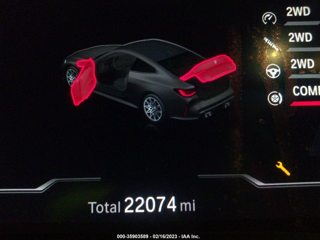 2021 BMW M4, VIN: WBS33AZ06MCG58824