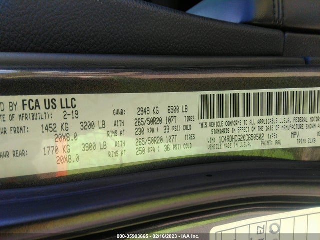 Dodge Durango Gt Plus 2019 1C4RDHDG2KC650502 Image 10