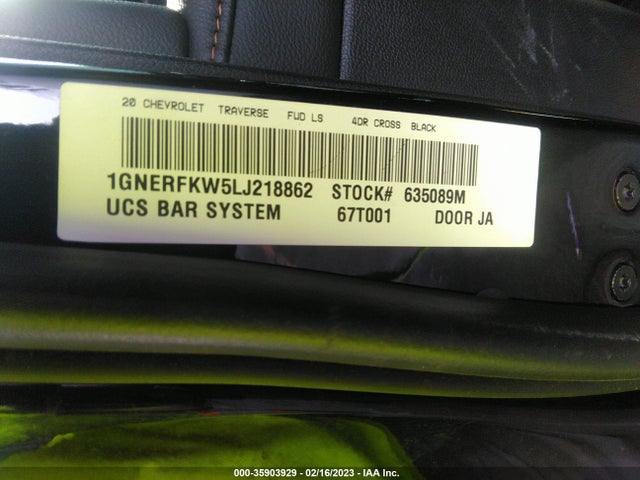 Chevrolet Traverse Ls 2020 1GNERFKW5LJ218862 Image 10