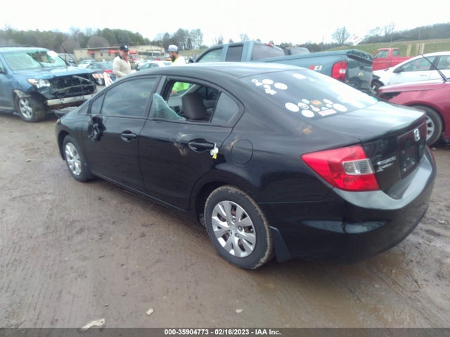2012 HONDA CIVIC SDN LX VIN: 19XFB2F51CE081010