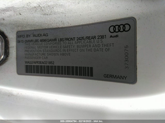 Audi A5 Premium Plus 2014 WAULFAFR3EA021852 Image 9
