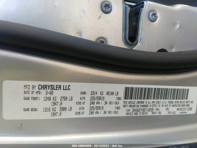 Dodge Journey 2009 3D4GG67V99T142526 Image 10