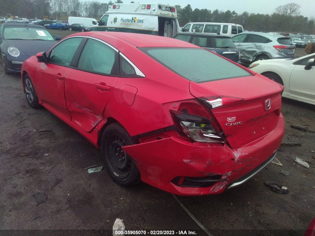 Honda Civic Sedan Lx 2019 2HGFC2F61KH531118 Image 3