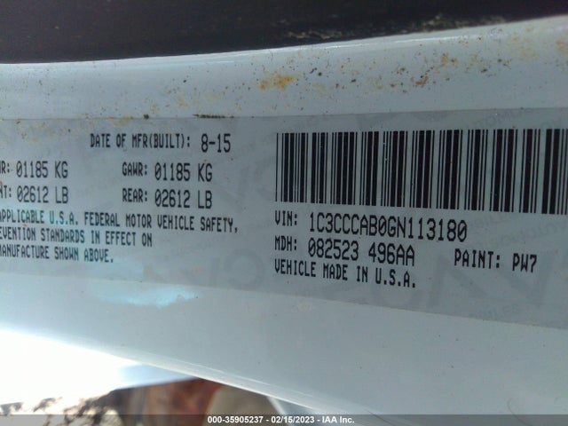 Chrysler 200 Limited 2016 1C3CCCAB0GN113180 Image 9