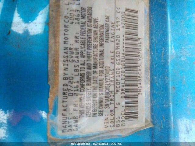 Nissan SENTRA SV 2020 3N1AB8CV5LY270469 Image 9