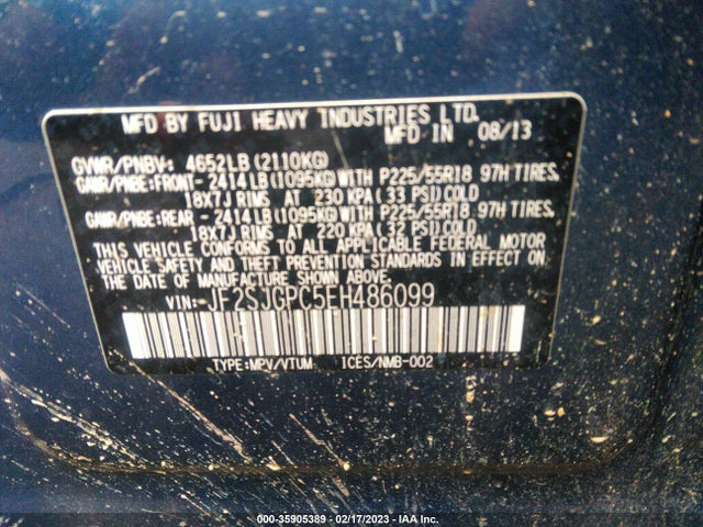 Subaru Forester 2.0xt Touring 2014 JF2SJGPC5EH486099 Image 9