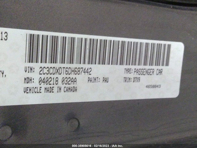Dodge Charger Rt 2013 2C3CDXDT6DH687442 Image 9