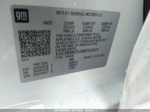 Chevrolet Silverado 1500 Lt 2022 1GCRDKEK5NZ512471 Image 9