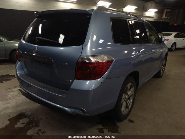 2008 TOYOTA HIGHLANDER SPORT VIN: JTEES43AX82070838
