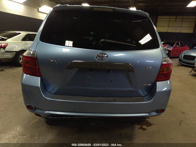 2008 TOYOTA HIGHLANDER SPORT VIN: JTEES43AX82070838