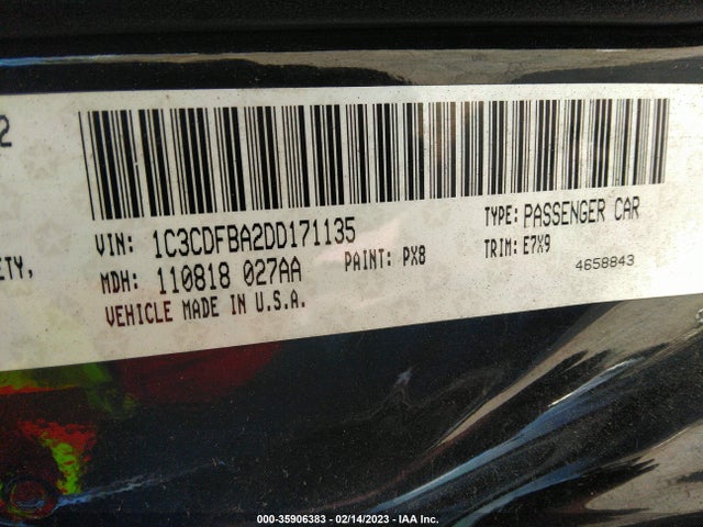 Dodge DART SXT 2013 1C3CDFBA2DD171135 Image 10