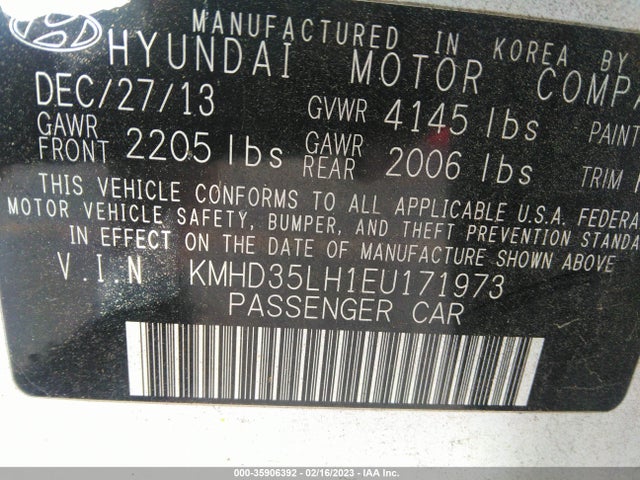 Hyundai ELANTRA GT 2014 KMHD35LH1EU171973 Image 9