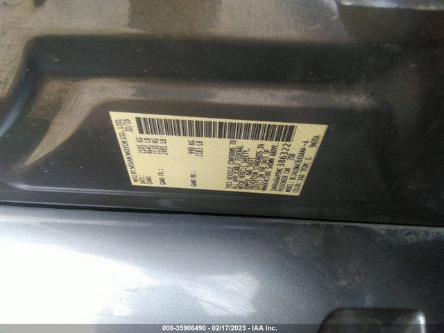 Nissan MAXIMA S 2017 1N4AA6AP9HC386322 Image 10