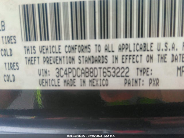 Dodge JOURNEY SE 2013 3C4PDCAB8DT653222 Image 10