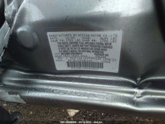 3N1CN8FVXNL865247 Nissan Versa 1.6 Sr Xtronic Cvt
