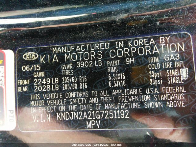 KNDJN2A21G7251192 KIA Soul