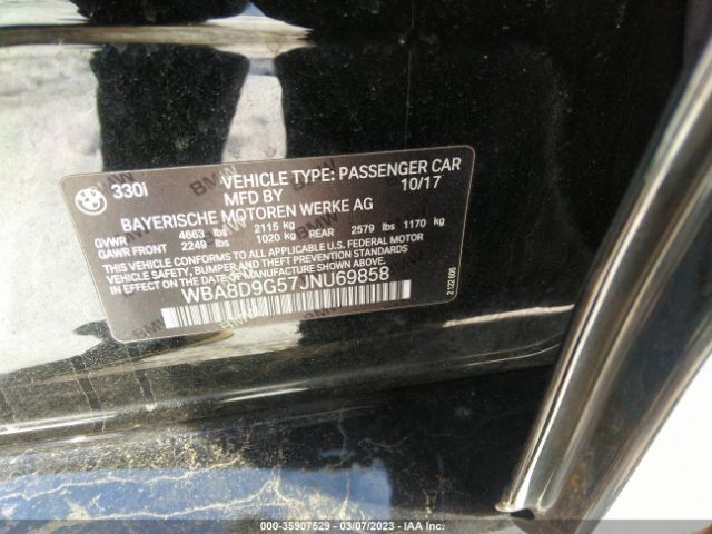 WBA8D9G57JNU69858 BMW 3 Series 330i Xdrive