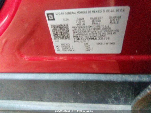 3GKALVEV0ML331798 GMC Terrain Slt