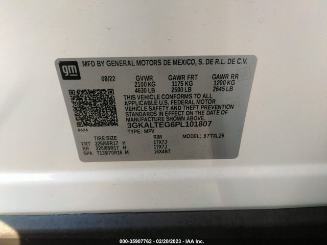 2023 GMC Terrain, VIN: 3GKALTEG6PL101807