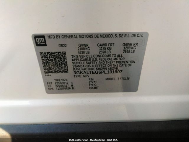 3GKALTEG6PL101807 GMC Terrain Sle