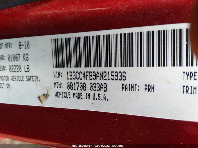 Dodge Avenger Sxt 2010 1B3CC4FB9AN215936 Image 11