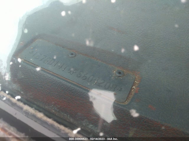 Dodge D-series D100/d150 1985 1B7GD14T4FS604208 Image 10