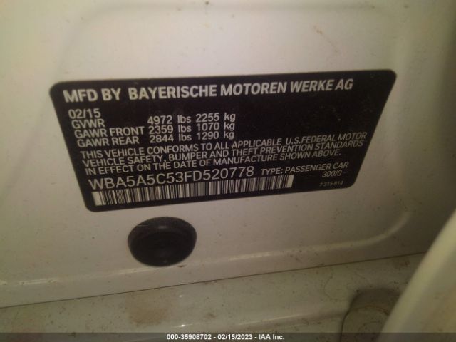 WBA5A5C53FD520778 BMW 5 Series 528i