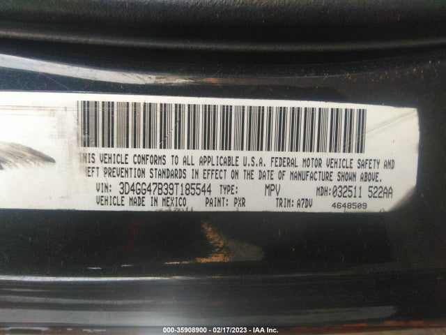 Dodge JOURNEY SE 2009 3D4GG47B39T185544 Image 10