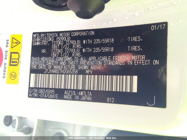 JTJYARBZ7H2065358 Lexus Nx Nx Turbo