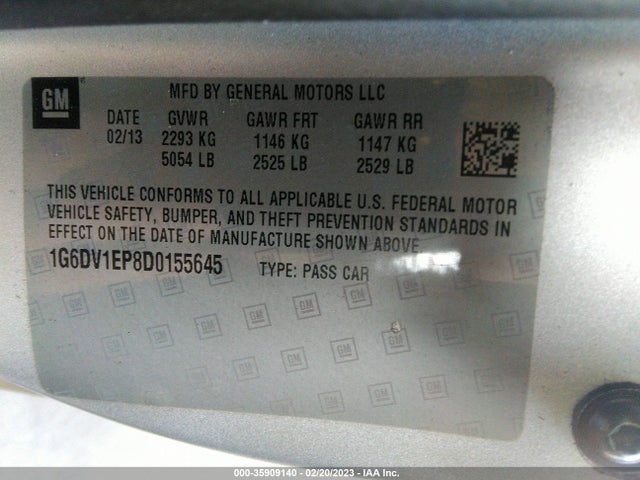 Cadillac CTS-V COUPE 2013 1G6DV1EP8D0155645 Image 9