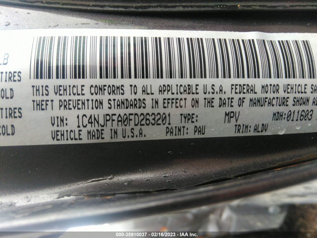 Jeep Patriot High Altitude Edition 2015 1C4NJPFA0FD263201 Image 10