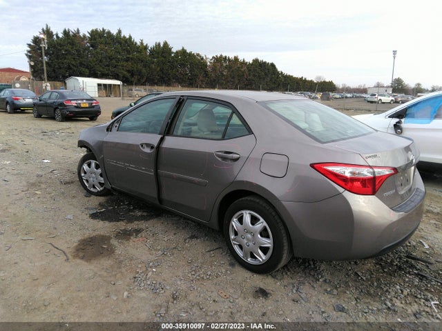 2016 TOYOTA COROLLA L/LE/S/S PLUS/LE PLUS VIN: 2T1BURHE6GC555018