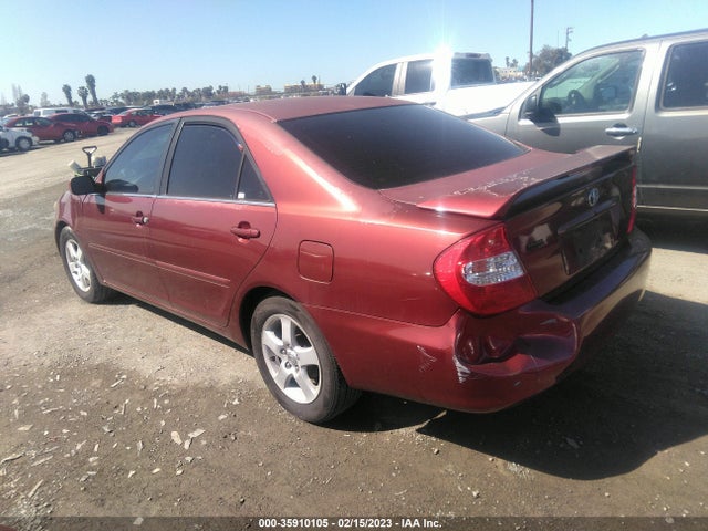 2004 TOYOTA CAMRY SE VIN: 4T1BA30K94U502850