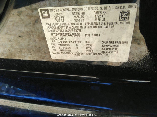 GMC Sierra 1500 Slt 2014 3GTP1VEC7EG465826 Image 10