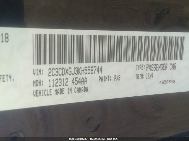Dodge Charger Scat Pack 2019 2C3CDXGJ3KH558744 Image 9