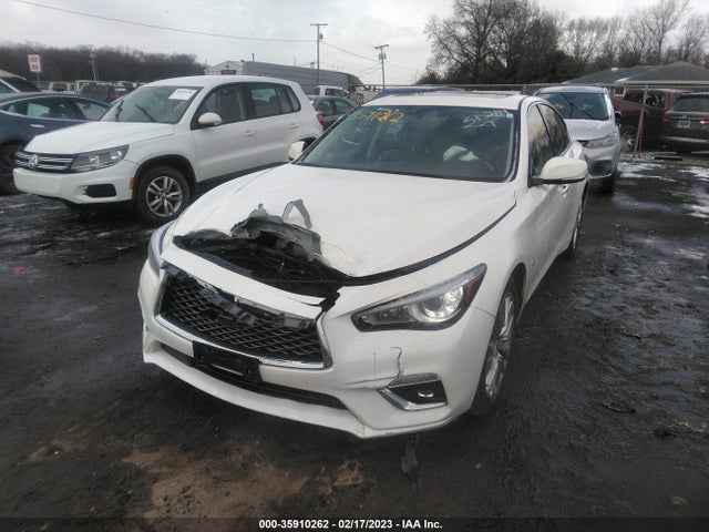 35910262 :رقم المزاد ، JN1EV7AR2LM256363 vin ، 2020 Infiniti Q50 3.0t Luxe مزاد بيع
