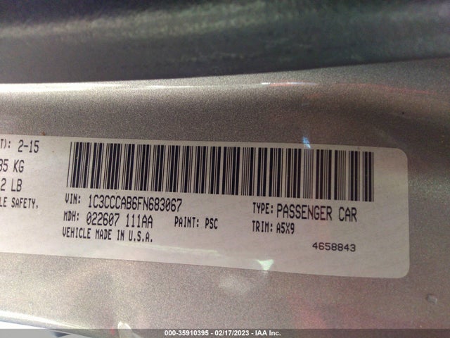 Chrysler 200 Limited 2015 1C3CCCAB6FN683067 Image 9