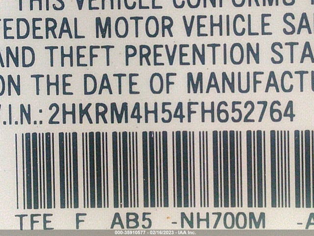 Honda CR-V EX 2015 2HKRM4H54FH652764 Image 9