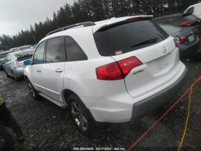 2HNYD28877H545173 Acura Mdx Sport/entertainment Pkg