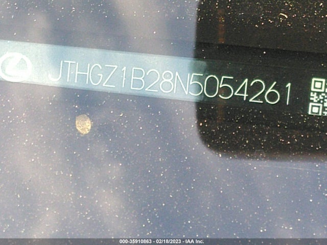 JTHGZ1B28N5054261 Lexus Is Is 350 F Sport