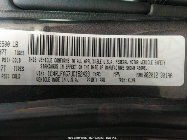 1C4RJFAG7JC152439 Jeep Grand Cherokee Altitude
