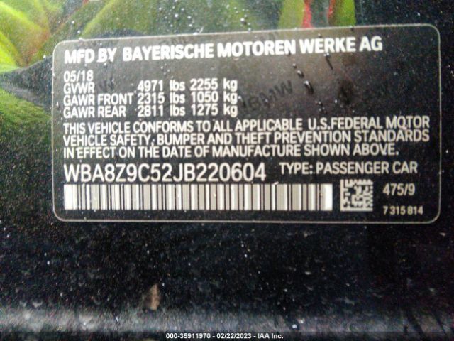 WBA8Z9C52JB220604 BMW 3 Series 330i Xdrive