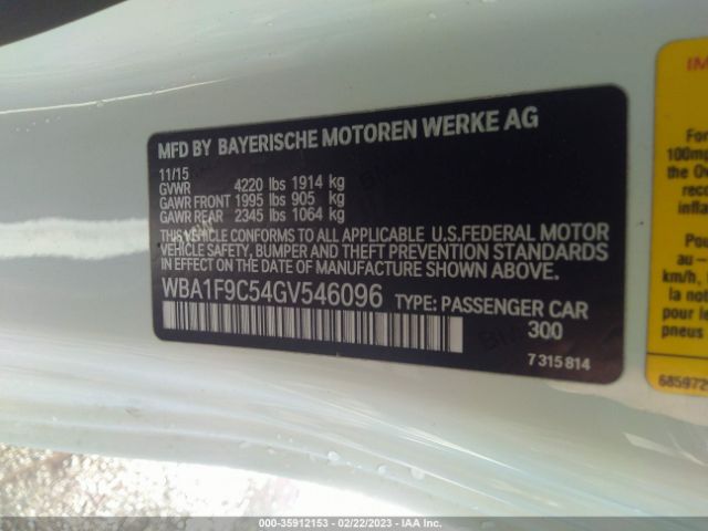 WBA1F9C54GV546096 BMW 2 Series 228i