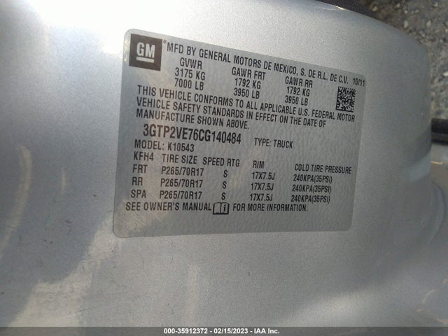 GMC Sierra 1500 Sle 2012 3GTP2VE76CG140484 Image 9